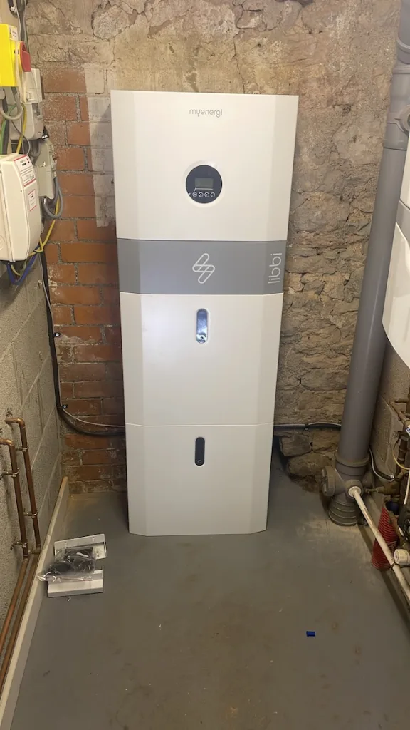 Battery Storage Solar Installation